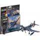 1/72 F4U-4 Corsair Gift Model Set (kit, paints, cement & brush)
