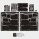 1/35 Pzjag VI Jagdtiger Fenders & Side Skirts for Dragon kits