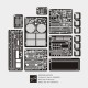 1/35 PzKpfw V Panther Ausf.A Mid/Late Basic Detail Set for Takom Models