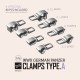 1/16 WWII German Panzer Clamps Type.A (4 Versions, 80pcs)