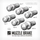 1/35 Muzzle Brake for German 88mm KwK/Pak (6 Versions)