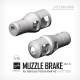 1/35 Muzzle Brake Ver.A for German 75mm KwK 42 Panther (3pcs)