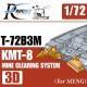 1/72 T-72B3M KMT-8 Mine Clearing System sets for Meng kits