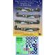 Decals for 1/72 Royal Australian Air Force 75 Squadron P-40E's at Milne Bay
