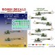 Decals for 1/48 RAAF Australian Army Bell 47G Sioux Helicopter