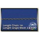 Metal Chain (A) Length Single Mesh 3.3mm