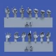 1/35 Assorted Hands Set No.1