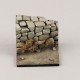 1/35 - 1/32 Base w/Stone Wall (dimensions 35 x 35mm)
