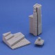 75mm Base with Column (6.5cm x 6.5cm)