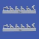 1/35 WWII German DAK Boots Assorted Positions