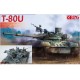 1/35 Russian T-80U w/Commander & Infantry Figure set