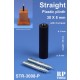 Straight Plastic Plinth/Pedestal Stand (high: 30mm, bottom dia.: 8mm, upper dia.: 8mm)