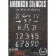 1/35 Airbrush Stencil: Painted Symbols