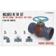 1/35 WWII Factory Pipe Misc. 10mm