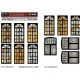 1/35 Printed Acc.: Factory Glass Windows "Factory Yard