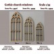 1/35 Lasercut: Gothic Church Windows No.1