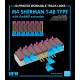 1/35 M4 Sherman T-48 Type Workable Tracks with Duckbill Extension (3D Printed)