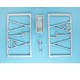 1/144 C-119 Boxcar, AC-119 Landing Gear for Roden kits (white metal)