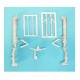 1/24 P-47D Thunderbolt Landing Gear for Kinetic/Victory Models (white metal)
