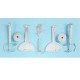 1/24 Messerschmitt Bf 109E Landing Gear for Airfix kits