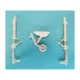1/32 Nakajima Ki-84 (Frank) Landing Gear for Hasegawa kits (white metal)