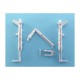 1/32 Spitfire Mk.VB Landing Gear for Hobby Boss kits (white metal)