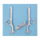 1/32 Mitsubishi J2M3 Raiden (Jack) Landing Gear for Hasegawa kits (white metal)