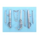 1/32 MiG-29 Landing Gear for Revell kits (white metal)