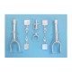 1/32 Ju 87 Stuka Landing Gear for Trumpeter kits (white metal)