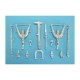 1/32 He 219 Uhu Landing Gear for Revell kits (white metal)