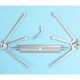 1/32 Salmson 2-A2 Landing Gear for Wingnut Wings kits (white metal)