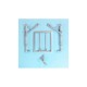 1/32 Hawker Hurricane Landing Gear for Flymodel kits (white metal)