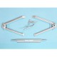 1/32 Sopwith Snipe Landing Gear for Wingnut Wings kits (white metal)