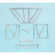 1/32 Nieuport XVII Landing Gear & V-Wing Struts for Copper State Models