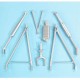 1/35 Horsa Glider Landing Gear for Bronco kits (white metal)