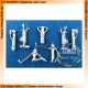 1/48 F-14 Tomcat Landing Gear (White Metal) for Hasegawa kit