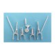 1/48 Beechcraft Staggerwing Landing Gear for Roden kits (white metal)