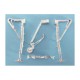 1/48 TBF/TBM/Mk.1 Avenger Landing Gear for Hobby Boss kits (white metal)