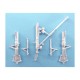 1/48 F-15 Eagle Landing Gear for Academy/Eduard kits (white metal)