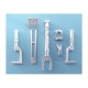 1/48 P-39/P-400 Landing Gear for Eduard kits (white metal)