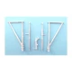 1/48 PC-6/AU-23A Landing Gear for Roden kits (white metal)