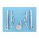 1/48 Typhoon Mk.1B Landing Gear for Hasegawa/Italeri/Eduard kits (white metal)