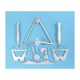 1/48 OS2U Kingfisher Landing & Beaching Gear for Monogram kits (white metal)