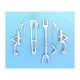 1/48 P-39/P-400 Landing Gear for Hasegawa kits (white metal)