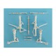1/48 T-45 Goshawk Landing Gear for Kinetic kits (white metal)