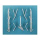 1/48 Me 410 Landing Gear for Meng Models (white metal)