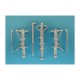1/48 F-4B/C/D/J Phantom II Landing Gear for Academy/Eduard kits (white metal)