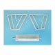 1/48 Fokker D. Vll Landing Gear for Eduard kits (white metal)