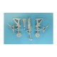 1/48 T-38A Talon Landing Gear for Wolfpack kits (white metal)