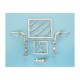 1/48 Alpha Jet Landing Gear for Kinetic kits (white metal)